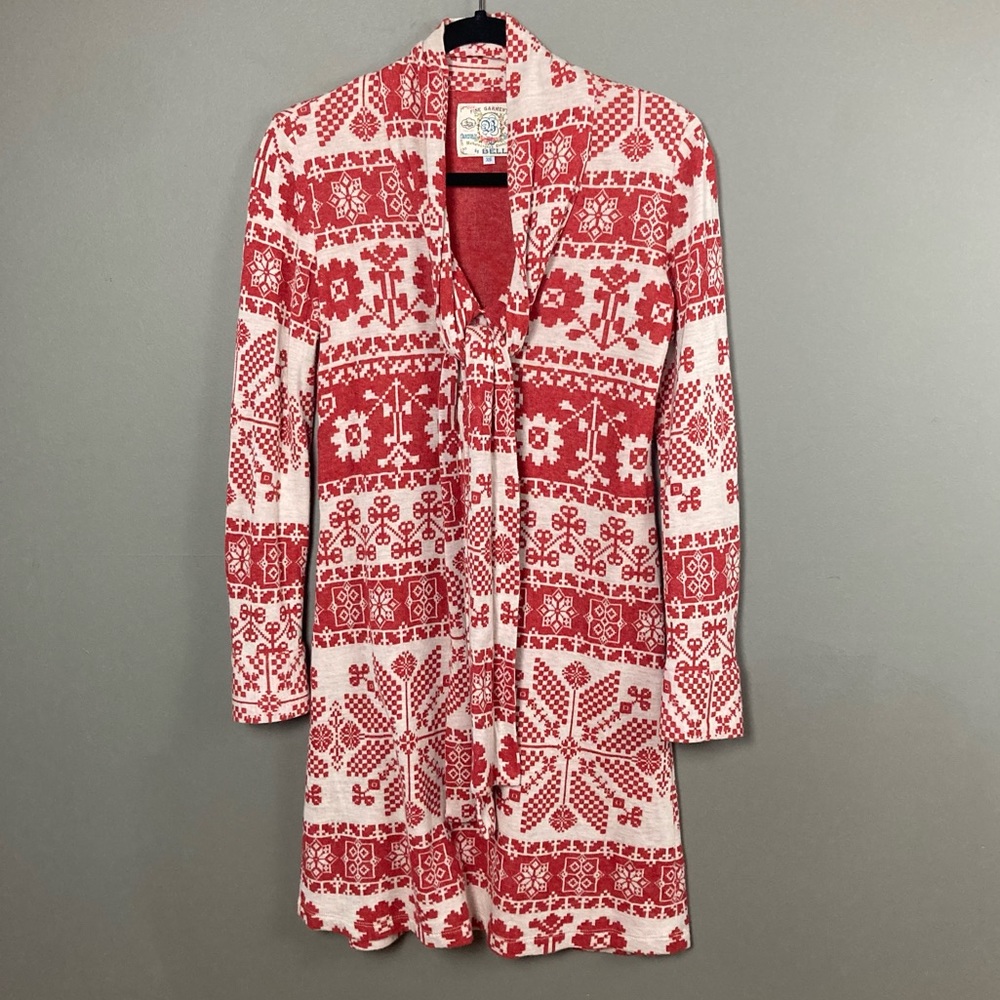 Alicia Bell dress bandana country western Fair Isle snowflake extra small